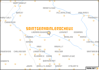 map of Saint-Germain-le-Rocheux