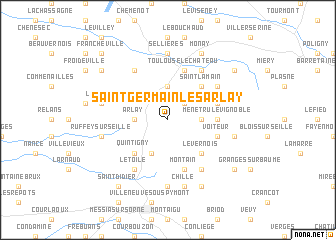 map of Saint-Germain-lès-Arlay