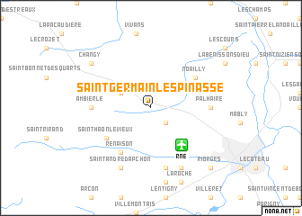 map of Saint-Germain-Lespinasse