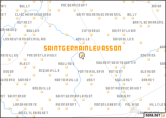 map of Saint-Germain-le-Vasson