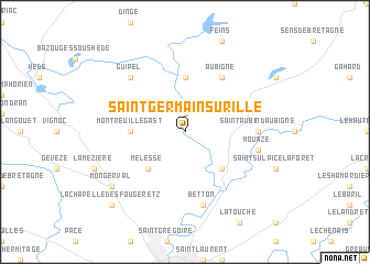 map of Saint-Germain-sur-Ille