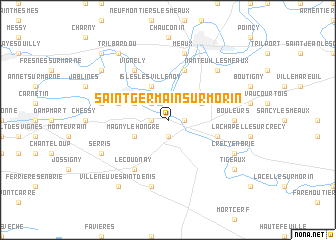 map of Saint-Germain-sur-Morin