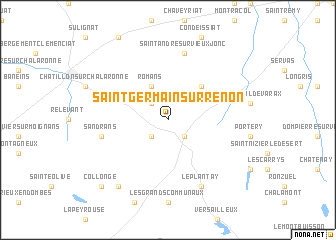 map of Saint-Germain-sur-Renon