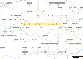 map of Saint-Germain-sur-Sarthe