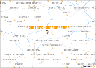 map of Saint-Germain-sur-Sèves