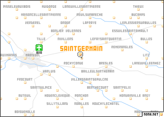 map of Saint-Germain