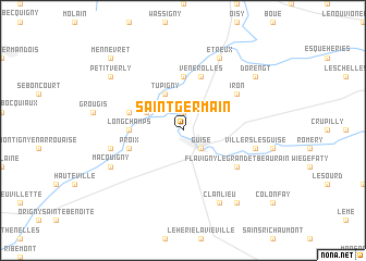 map of Saint-Germain