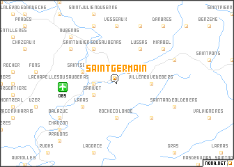 map of Saint-Germain