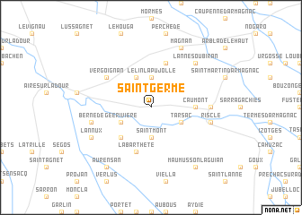map of Saint-Germé