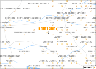 map of Saint-Géry