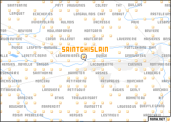 map of Saint-Ghislain