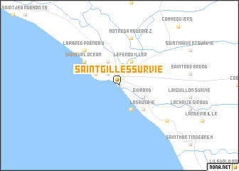 map of Saint-Gilles-sur-Vie