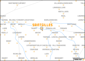 map of Saint-Gilles