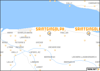 map of Saint-Gingolph