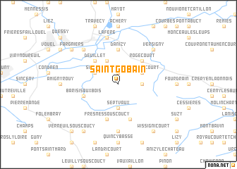 map of Saint-Gobain