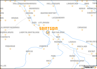 map of Saint-Goin