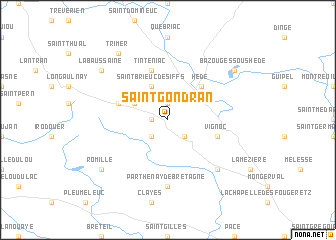 map of Saint-Gondran