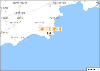map of Saint Goran