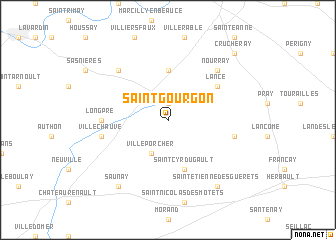 map of Saint-Gourgon