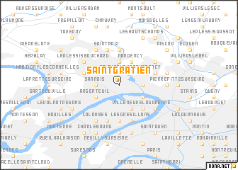 map of Saint-Gratien