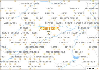 map of Saint-Gris