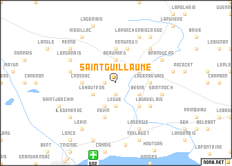 map of Saint-Guillaume