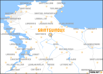 map of Saint-Guinoux