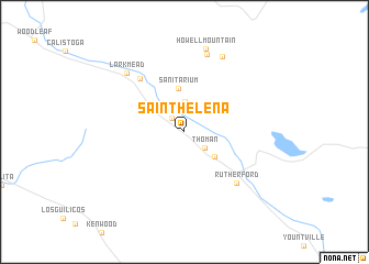 map of Saint Helena