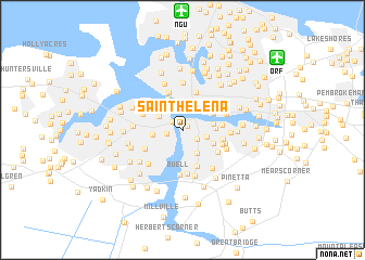 map of Saint Helena