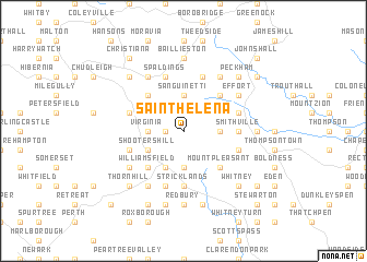 map of Saint Helena