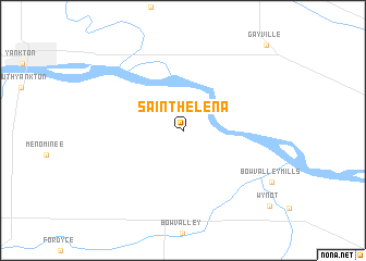 map of Saint Helena