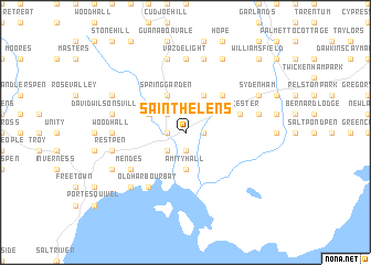 map of Saint Helens