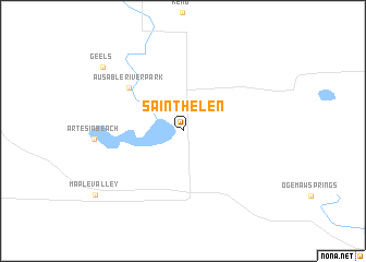 map of Saint Helen