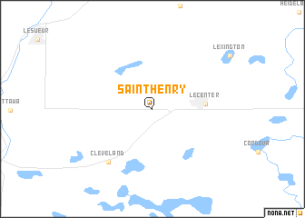 map of Saint Henry