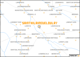 map of Saint-Hilaire-de-Loulay