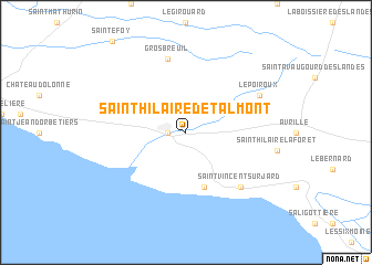 map of Saint-Hilaire-de-Talmont