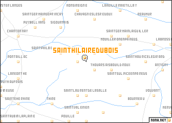 map of Saint-Hilaire-du-Bois