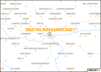 map of Saint-Hilaire-du-Harcouët