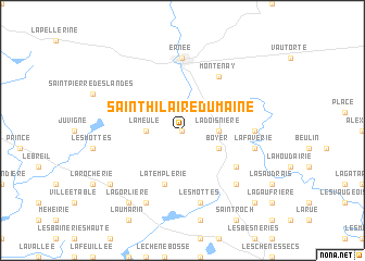 map of Saint-Hilaire-du-Maine