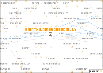 map of Saint-Hilaire-sous-Romilly