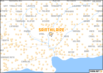 map of Saint-Hilaire