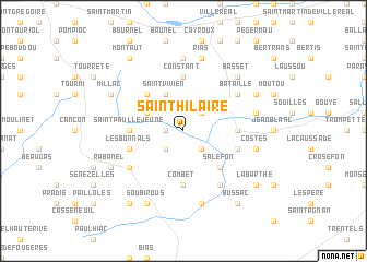 map of Saint-Hilaire