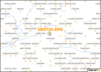 map of Saint-Hilaire