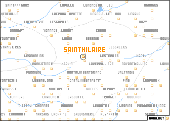 map of Saint-Hilaire