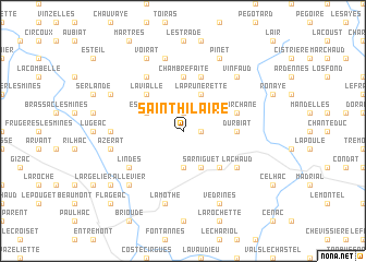map of Saint-Hilaire