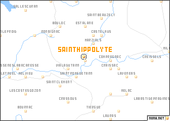 map of Saint-Hippolyte