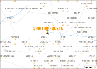 map of Saint-Hippolyte