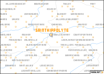 map of Saint-Hippolyte