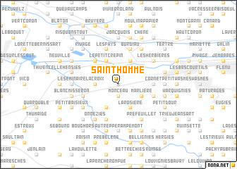 map of Saint-Homme