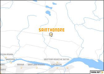 map of Saint-Honoré
